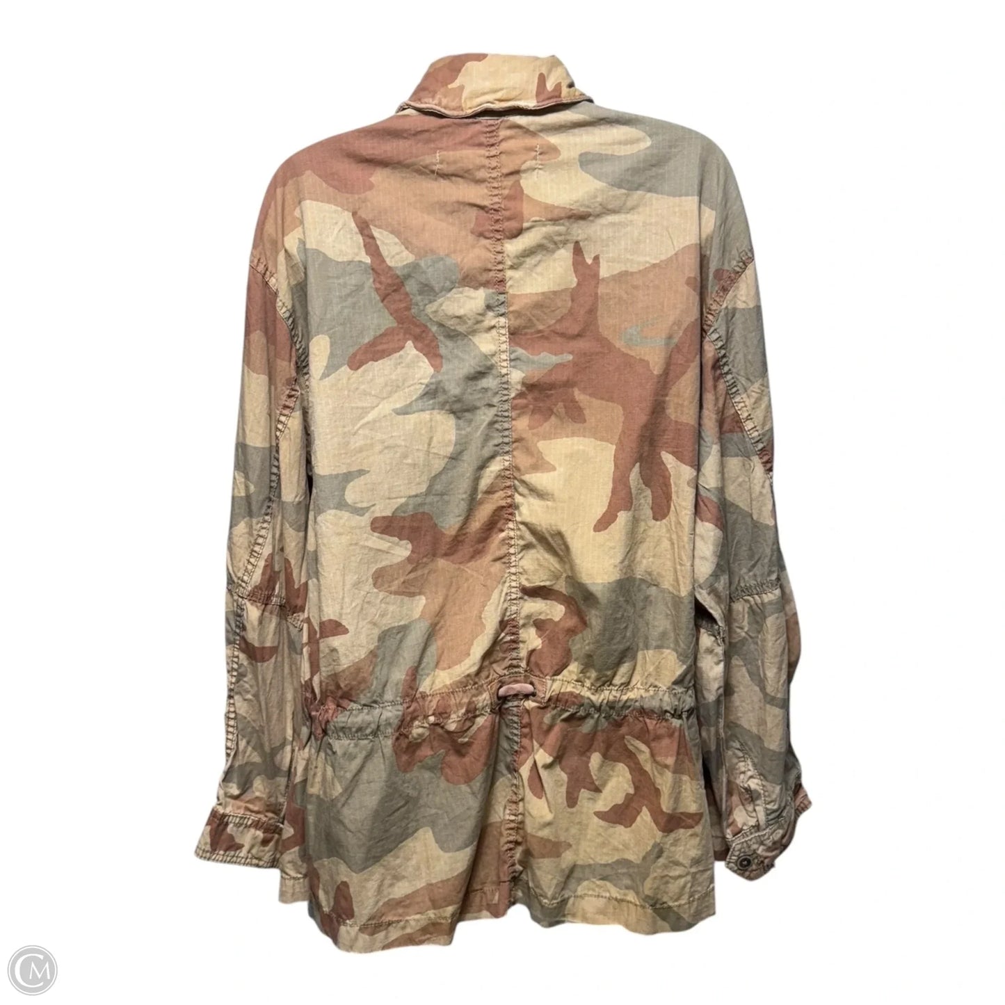 Lead The Way Camouflage Field Jacket By Free People In Camouflage Print, Size: S