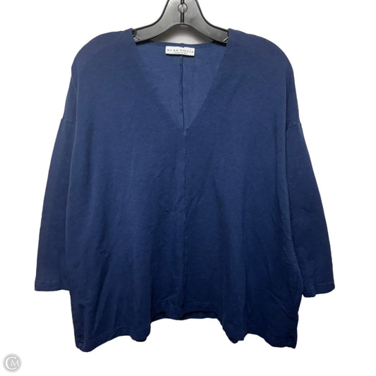 Top Long Sleeve By Bryn Walker In Blue, Size: Xxs