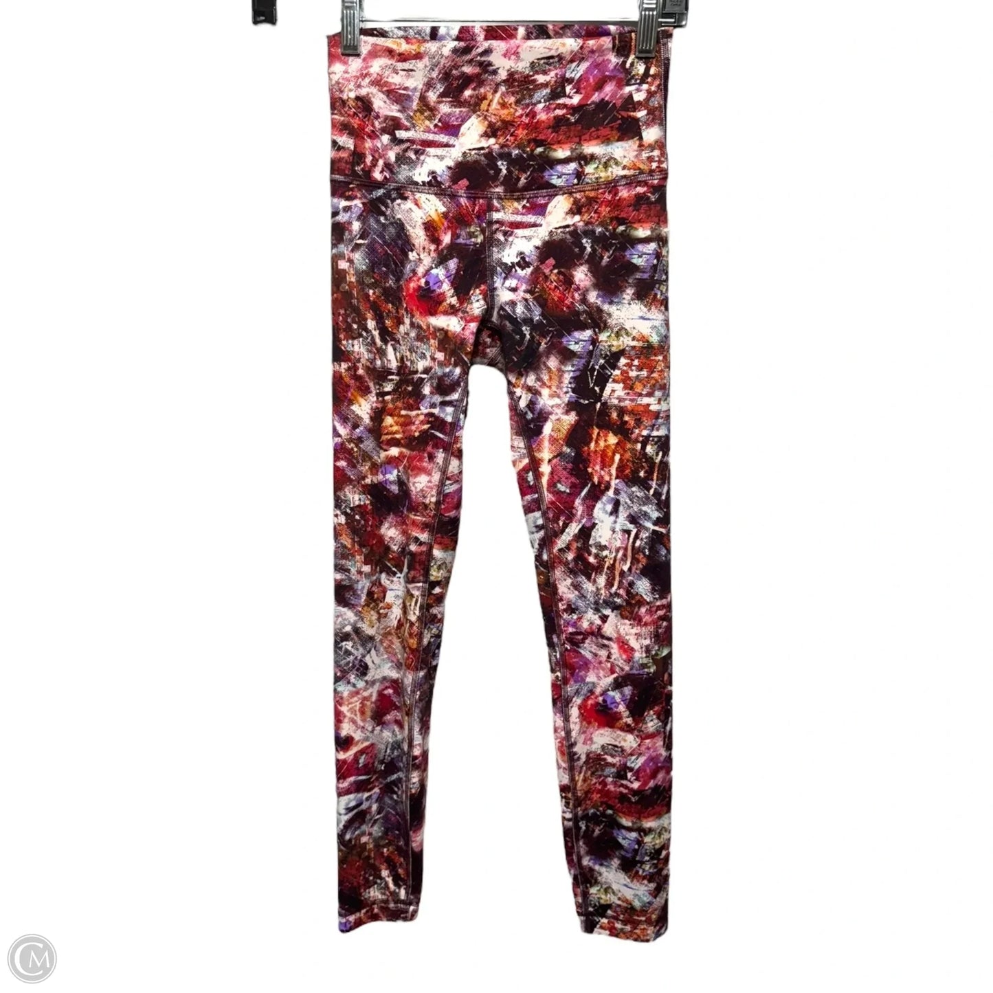 Athletic Leggings By Lululemon In Multi-colored, Size: 4