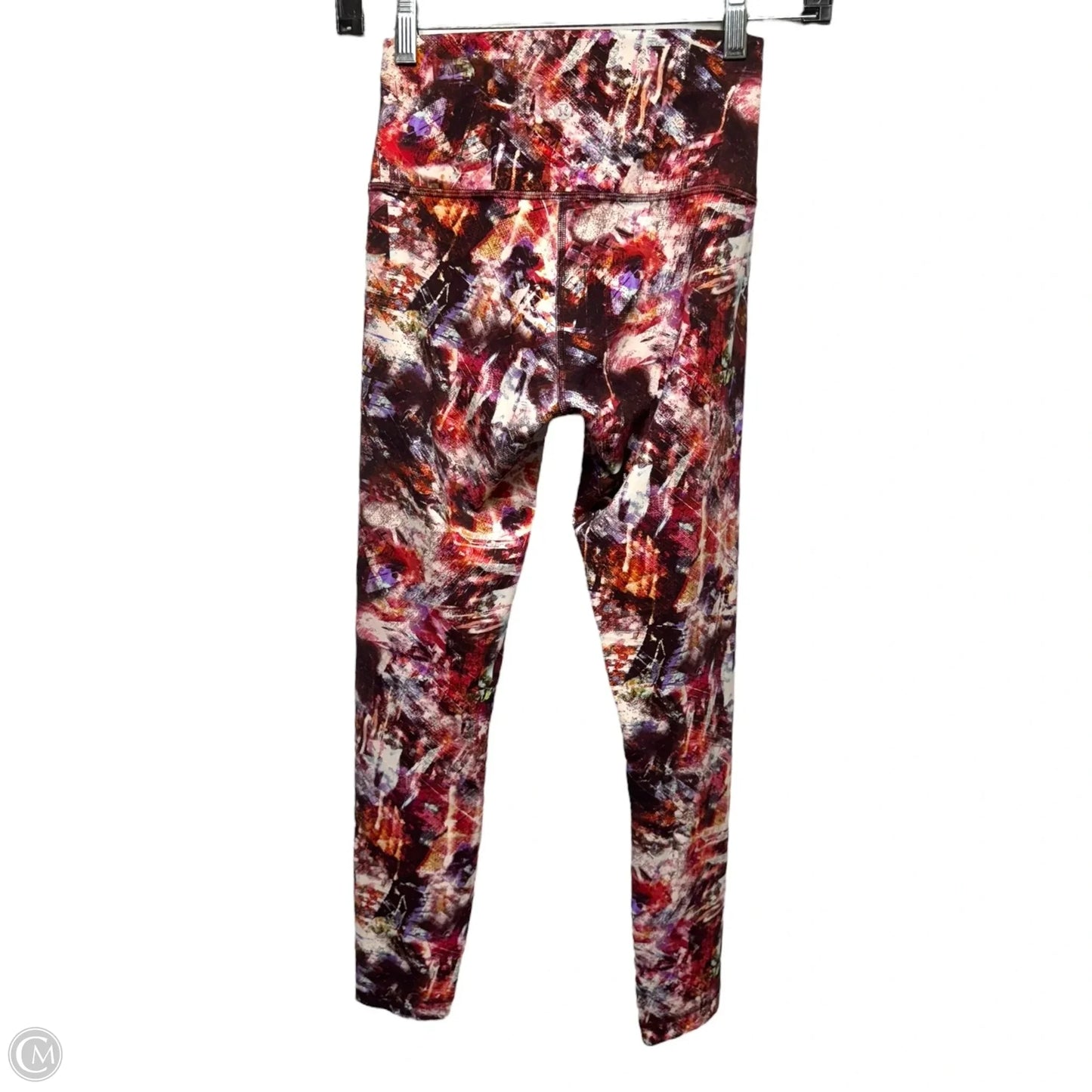 Athletic Leggings By Lululemon In Multi-colored, Size: 4