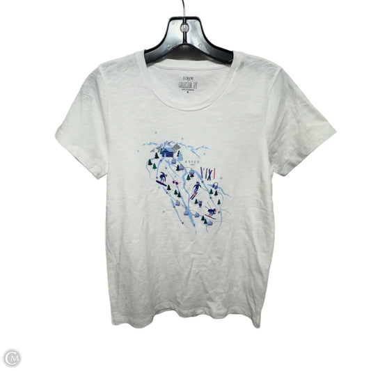 Aspen Collector Tee Short Sleeve By J. Crew In White, Size: S