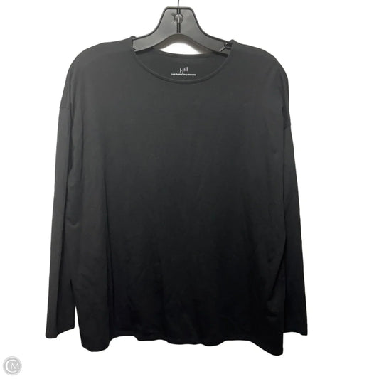 Top Long Sleeve Basic By J. Jill In Black, Size: S