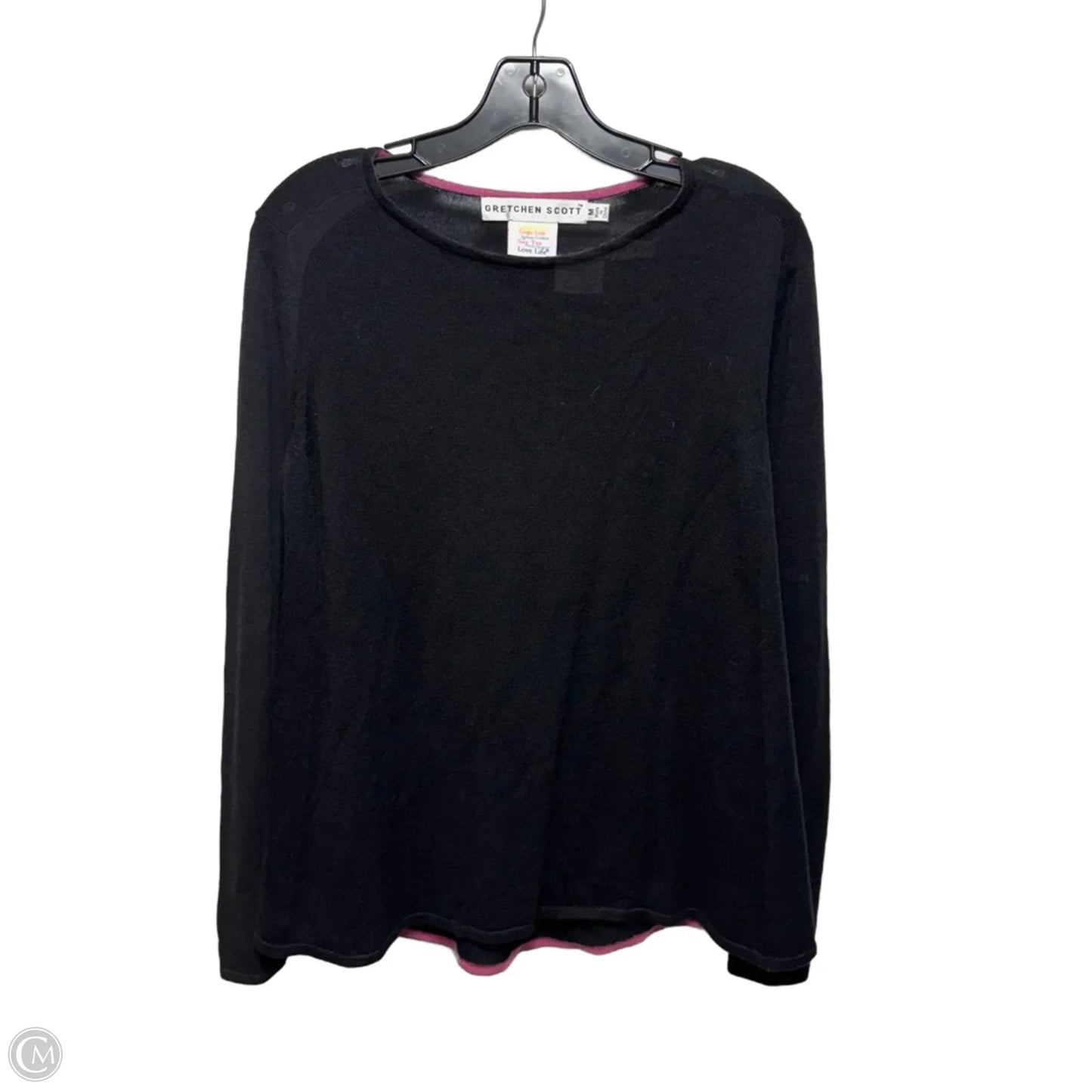 Wool Blend Sweater By Gretchen Scott In Black, Size: M