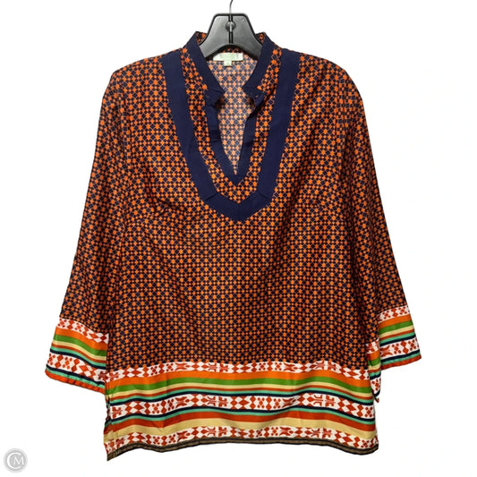Top Long Sleeve By Jade In Multi-colored, Size: M