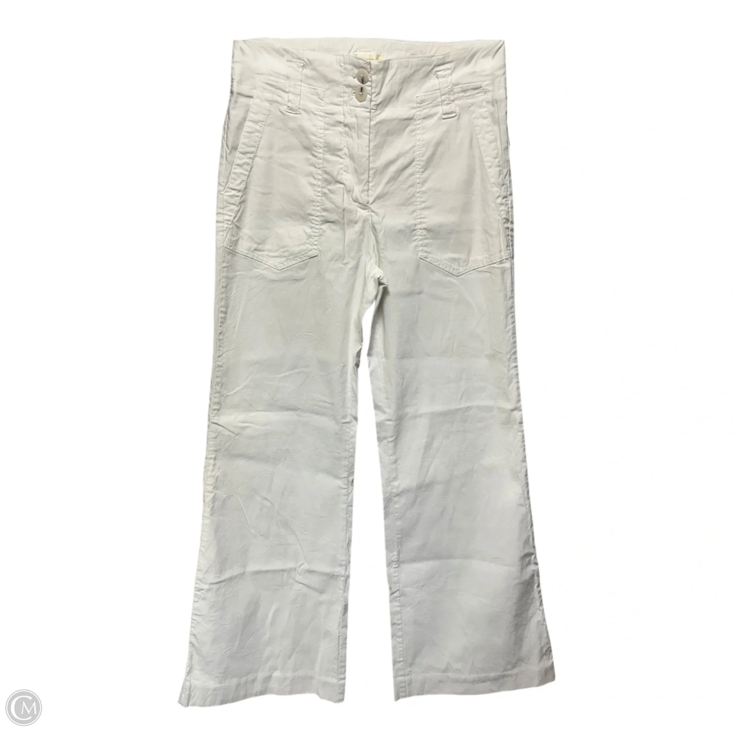 Naomi Pants Wide Leg By Maeve In White, Size: 4