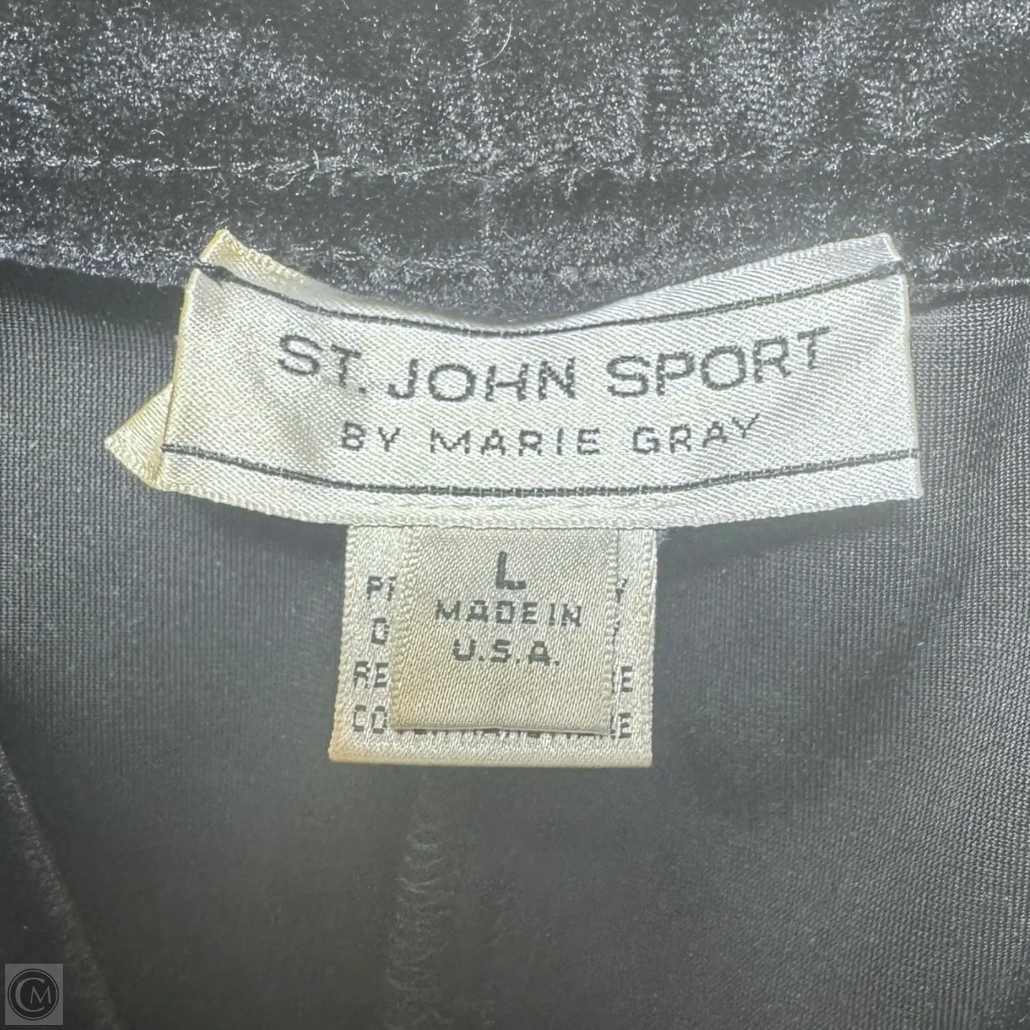 Pants Lounge By St. John In Black, Size: L