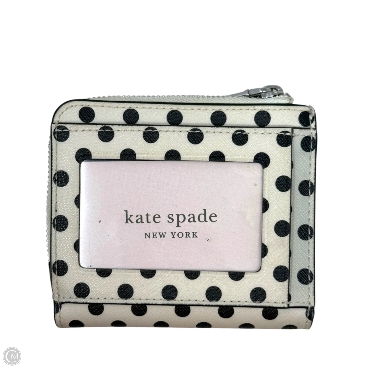 Staci Picture Dot Small L Zip Bifold Wallet Designer By Kate Spade, Size: Small