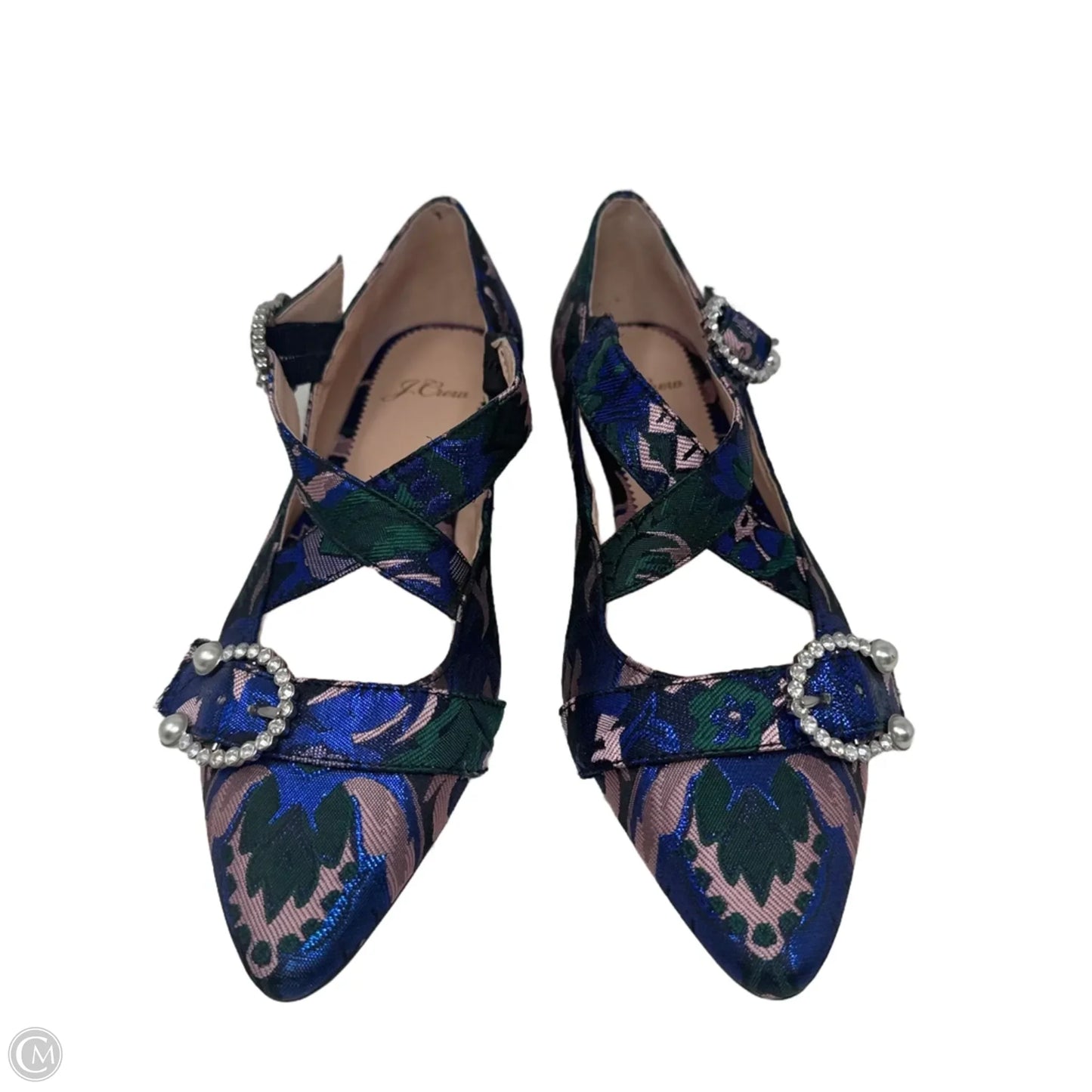 Brocade Shoes Flats By J. Crew In Floral Print, Size: 6.5