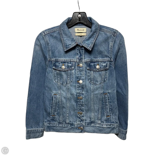 Classic Jacket Denim By Madewell In Blue Denim, Size: S