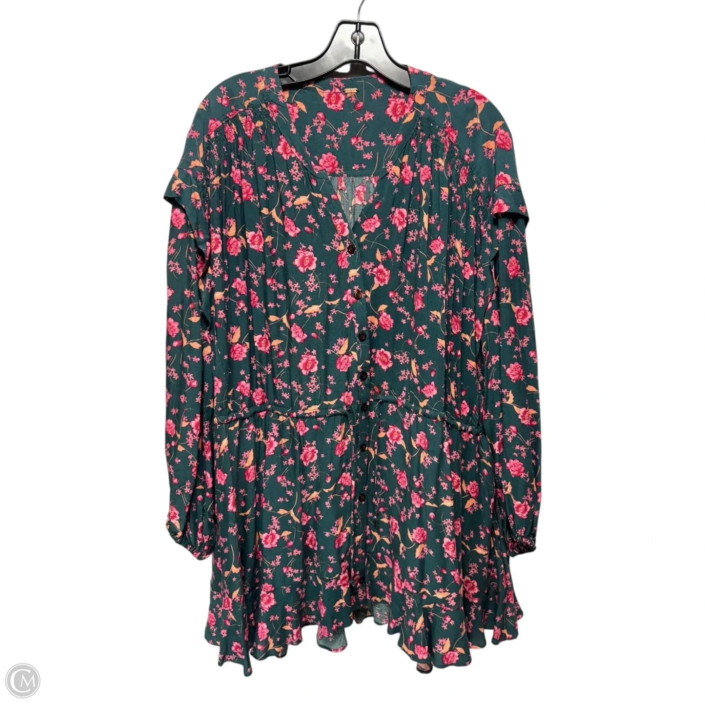 Flower Fields Mini Dress By Free People In Floral Print, Size: L