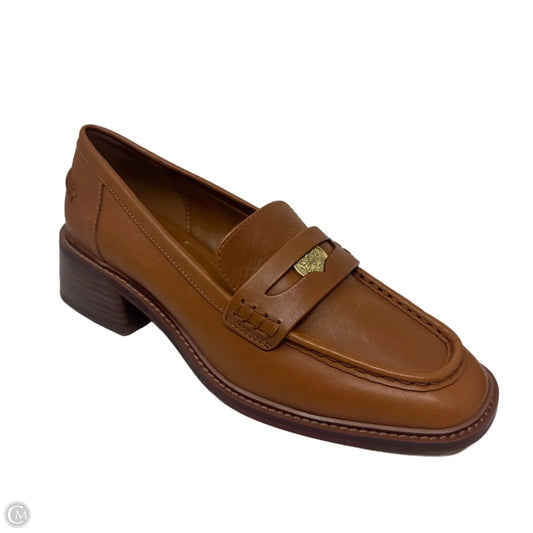 Loafers Shoes Heels Block By Vince Camuto In Brown, Size: 7