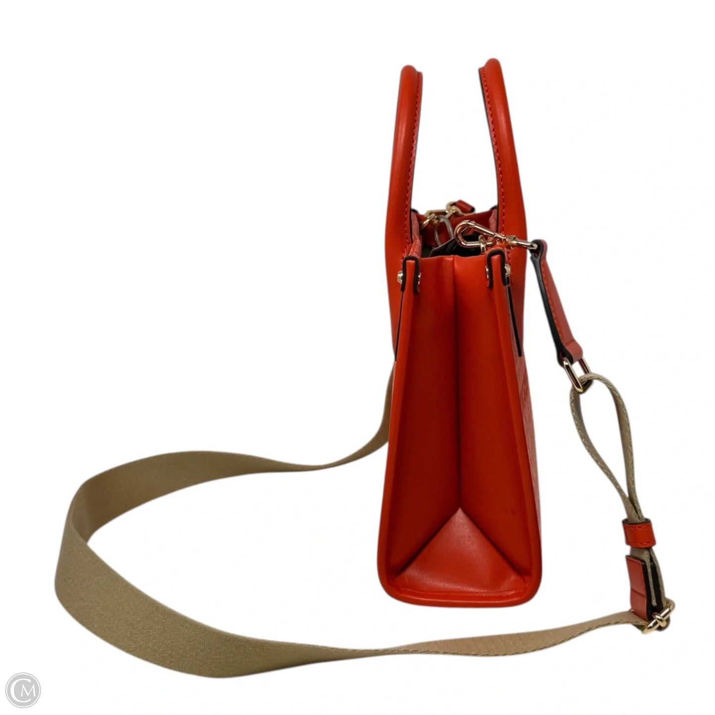 Mirella Ombré Signature Logo Crossbody Bag Designer By Michael Kors, Size: Medium