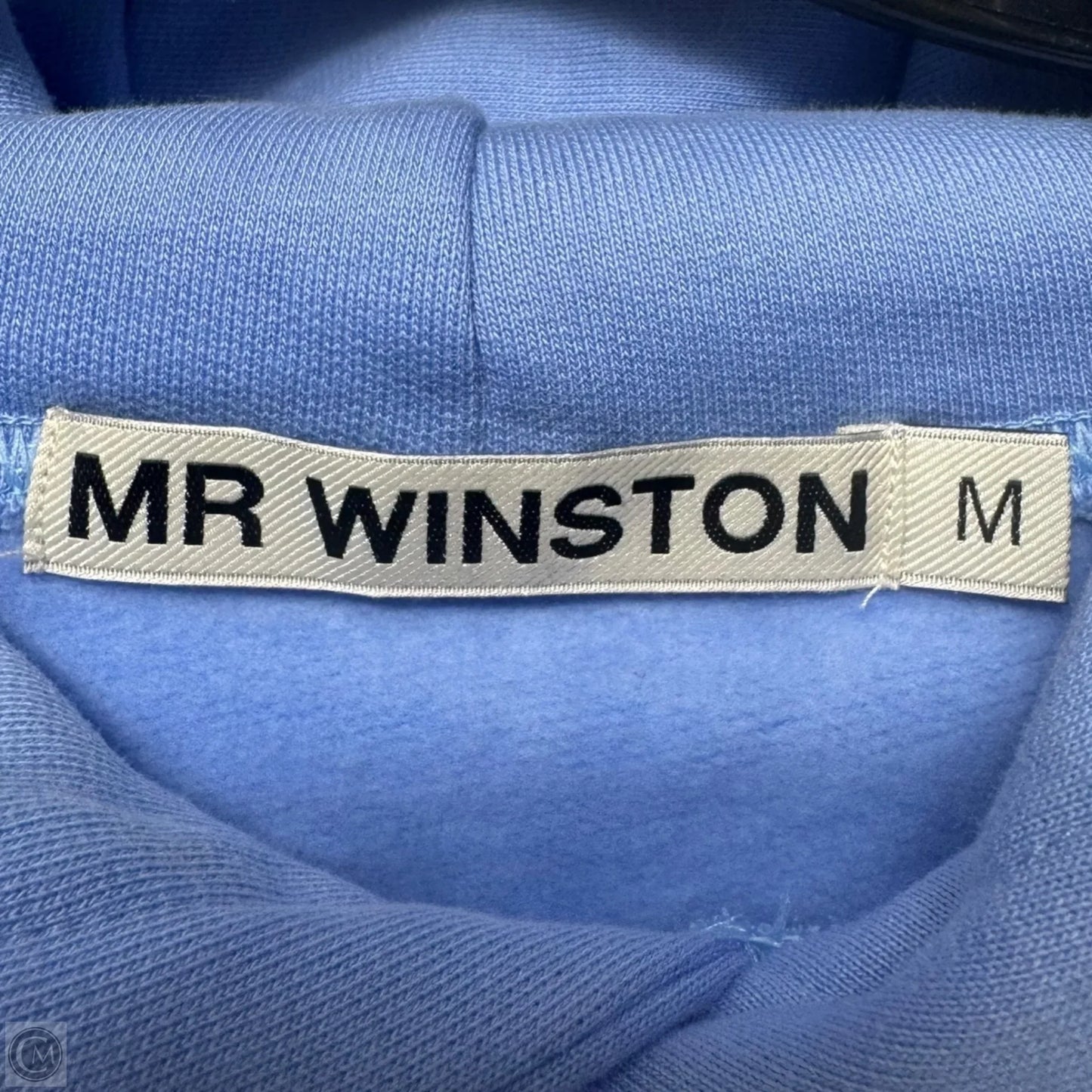 Blueberry Boyfriend Puff Hoodie By Mr Winston In Blue, Size: M