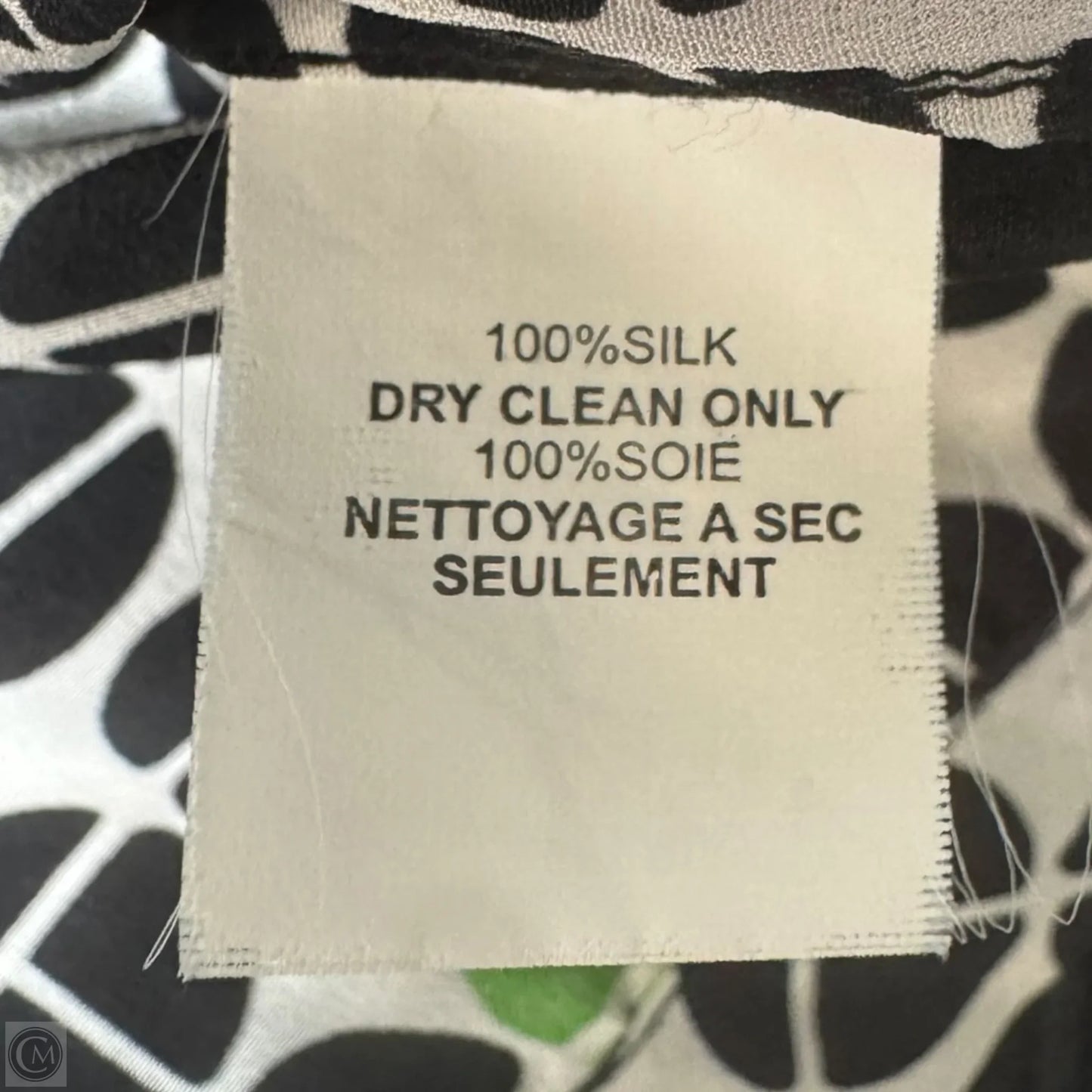 Silk Top Sleeveless By Trina Turk In Geometric Pattern, Size: S