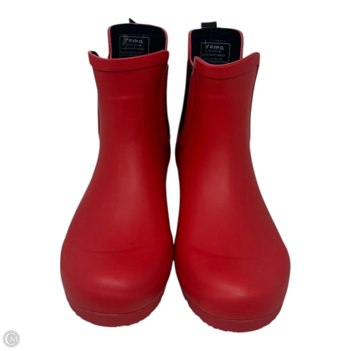 Boots Rain By Roma In Red, Size: 8