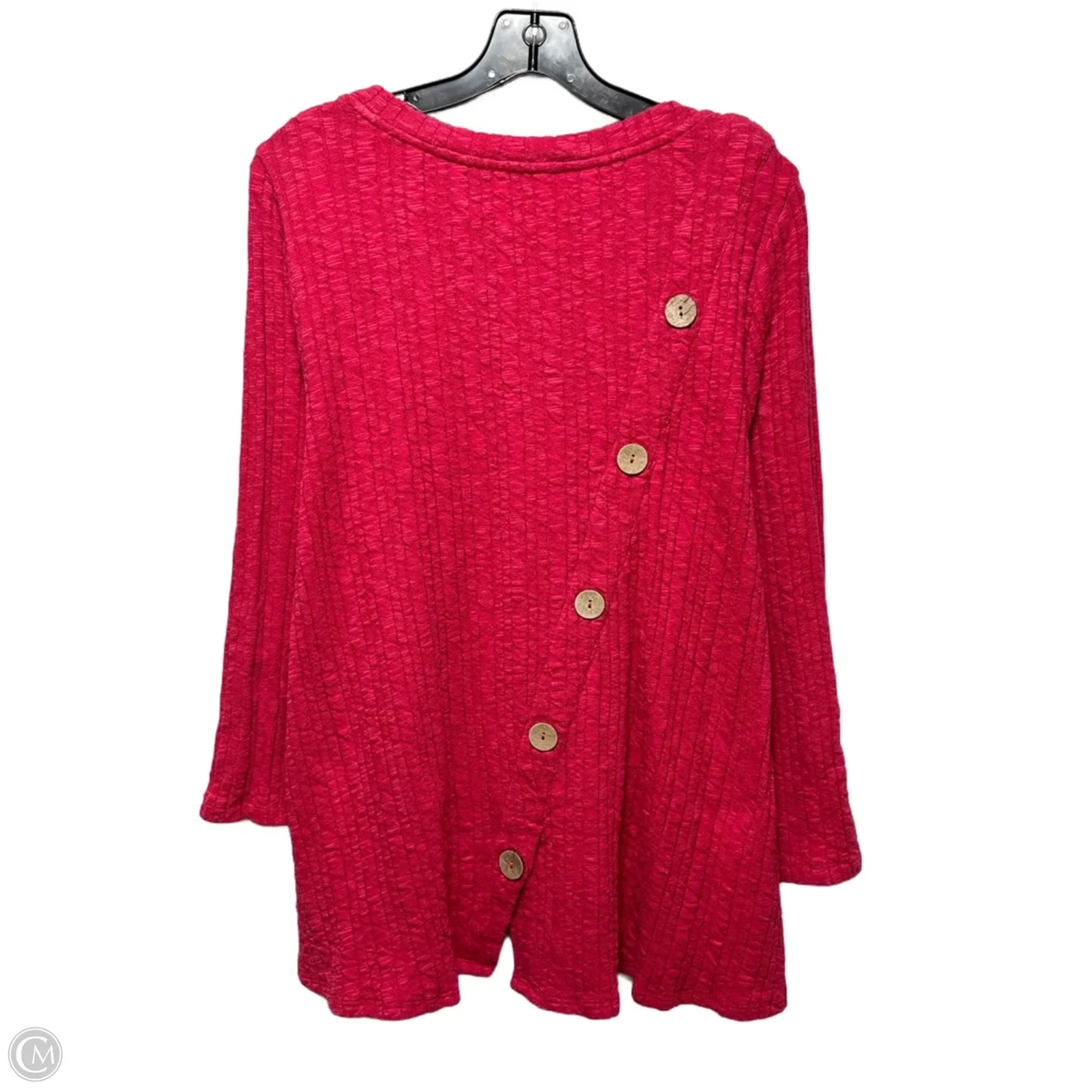 Top Long Sleeve By Soft Surroundings In Red, Size: Xl