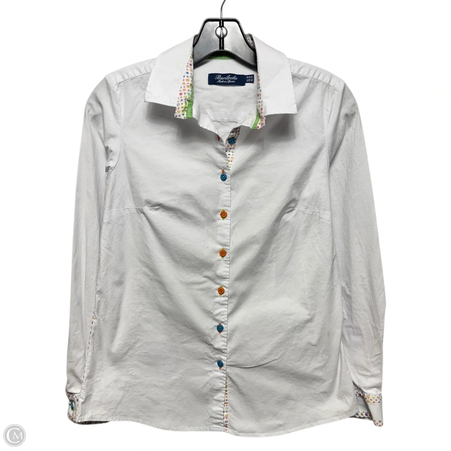 Top Long Sleeve By Bariloche In White, Size: S