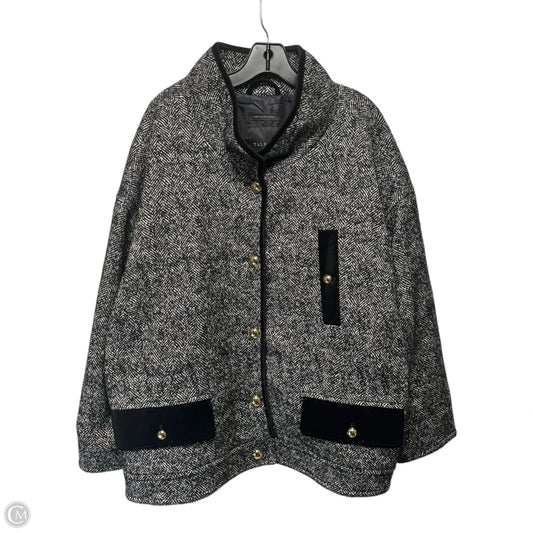 Jacket Other By Talbots In Black & White, Size: 3x