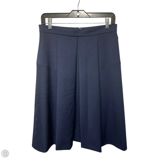 Skirt Midi By Brooks Brothers In Navy, Size: 6