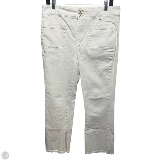 Jeans Straight By Spartina In Cream, Size: 10