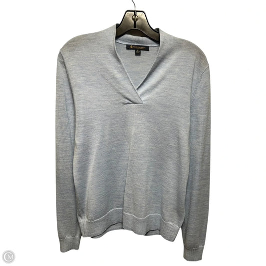 Merino Sweater By Brooks Brothers In Blue, Size: M