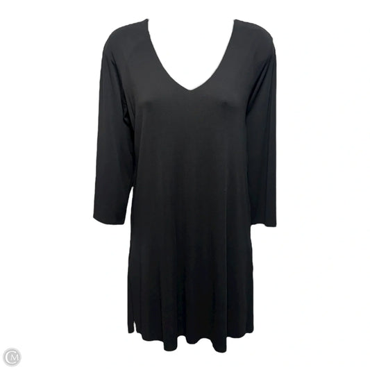 Silk Tunic Long Sleeve By Eileen Fisher In Black, Size: Xs