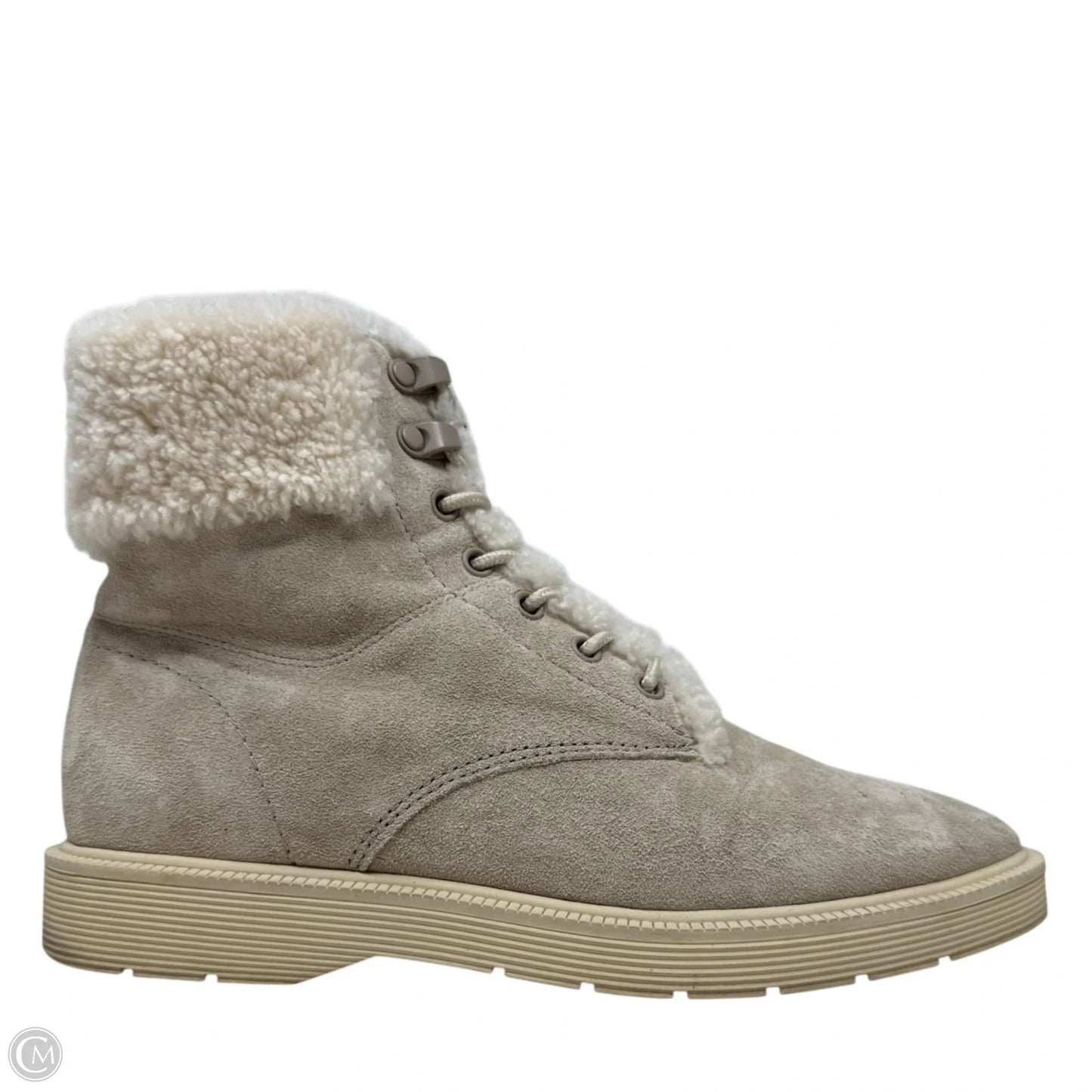 Hayes II Shearling Hiker Boots By Vince In Grey, Size: 6.5