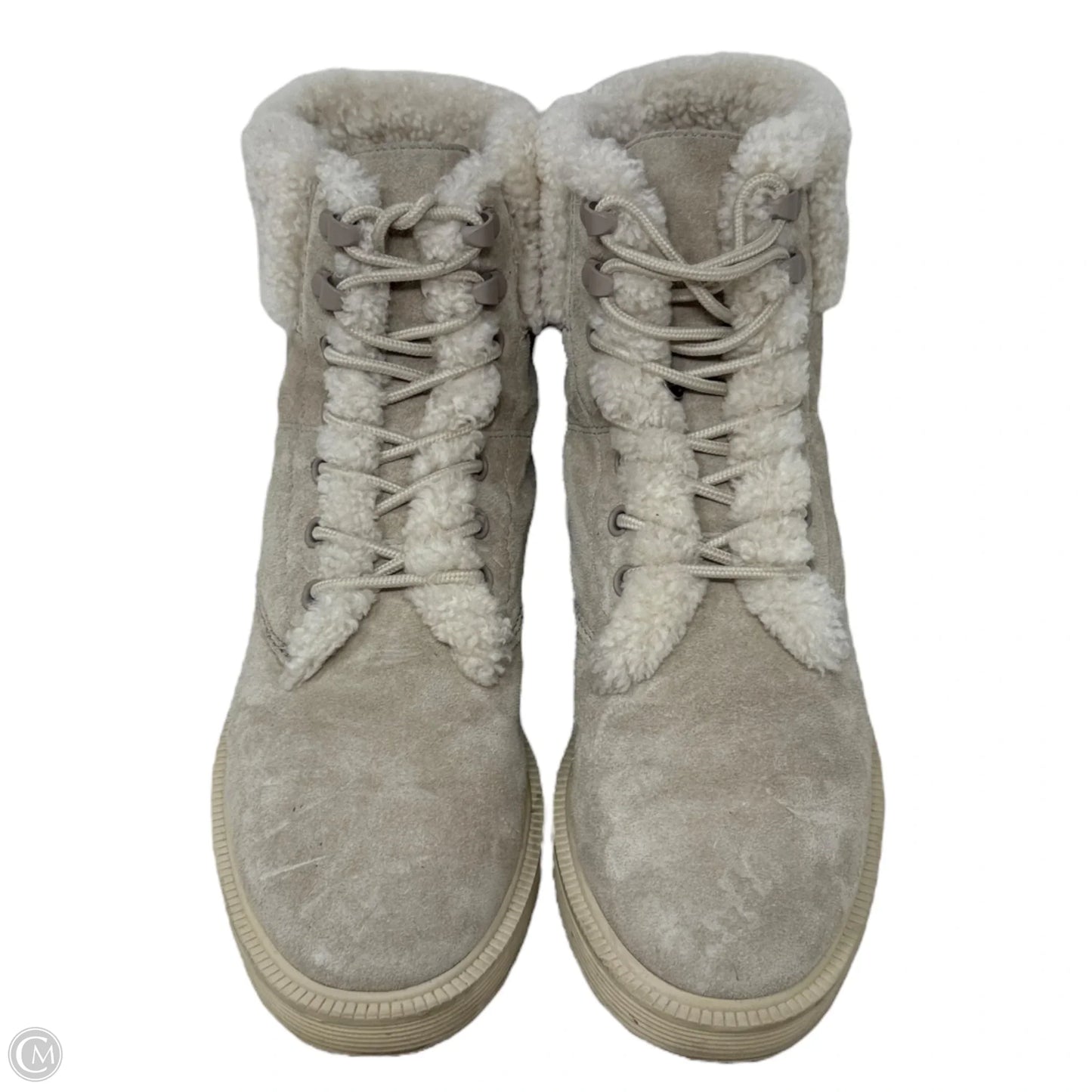 Hayes II Shearling Hiker Boots By Vince In Grey, Size: 6.5