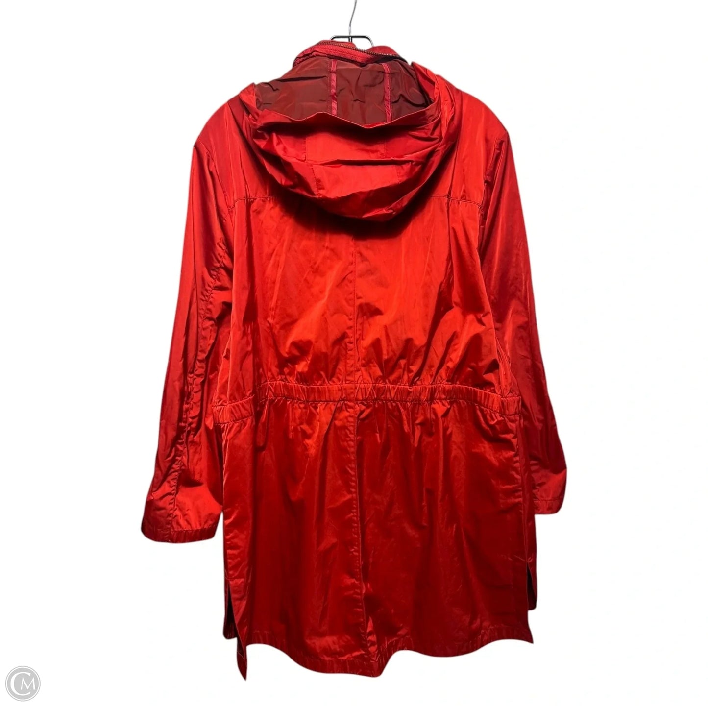Water Resistant Lightweight Shell Jacket By Yarra Trail In Red, Size: 18