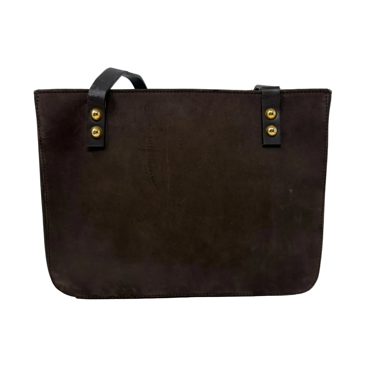 Suede Tote With Circle Appliqués By Casadei, Size: Small