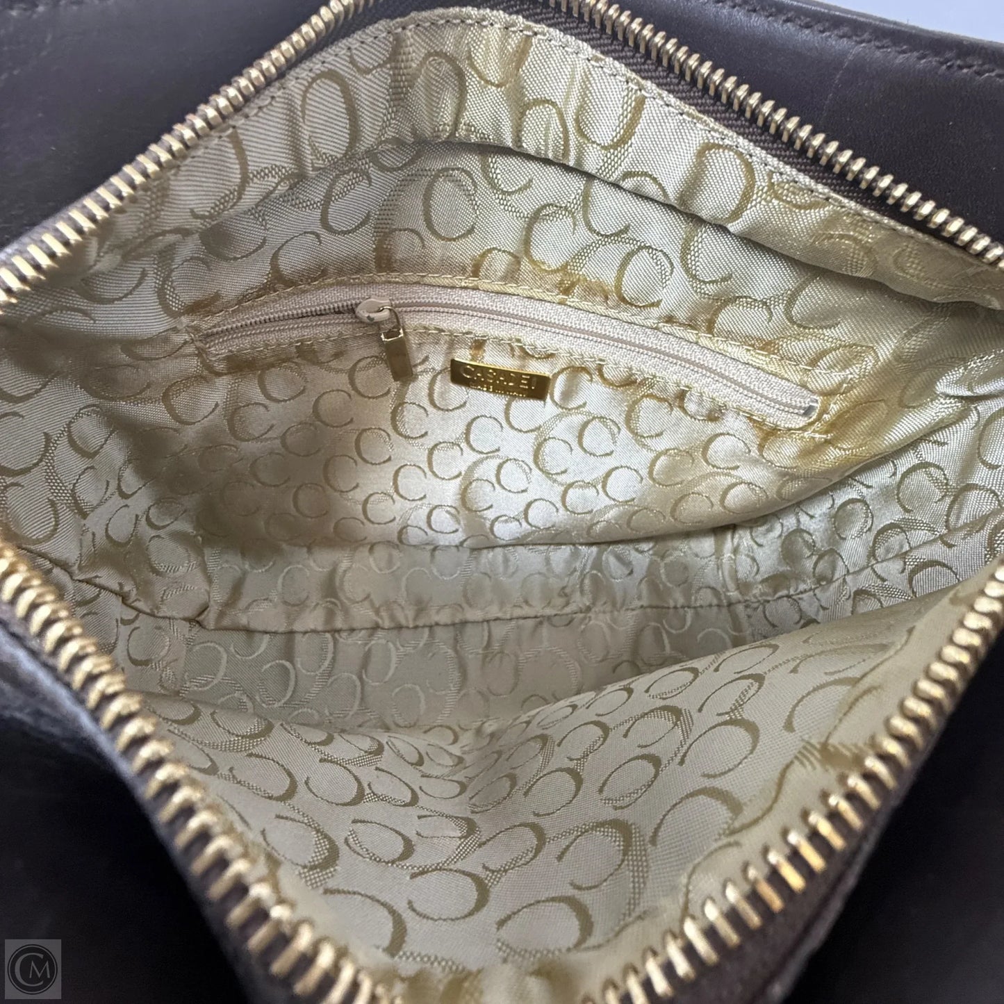 Suede Tote With Circle Appliqués By Casadei, Size: Small