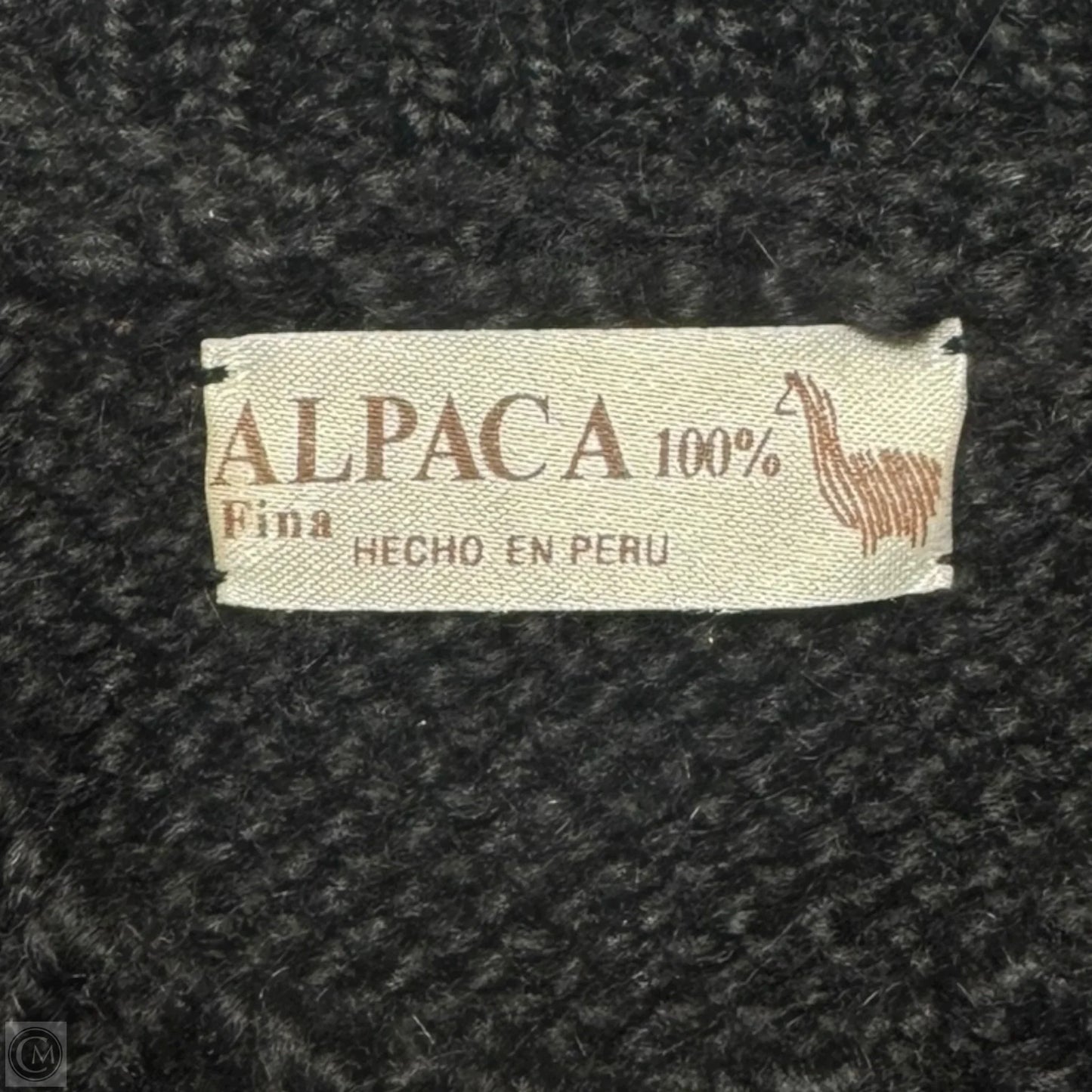 Alpaca Sweater By Alpaca Fina In Black, Size: M