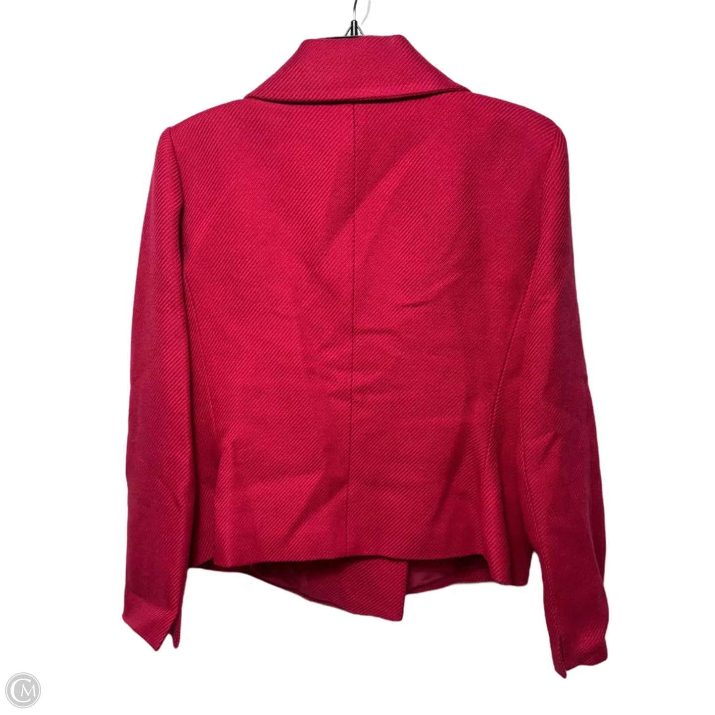 Wool Blend Moto Jacket By Talbots In Pink, Size: 16 Petite