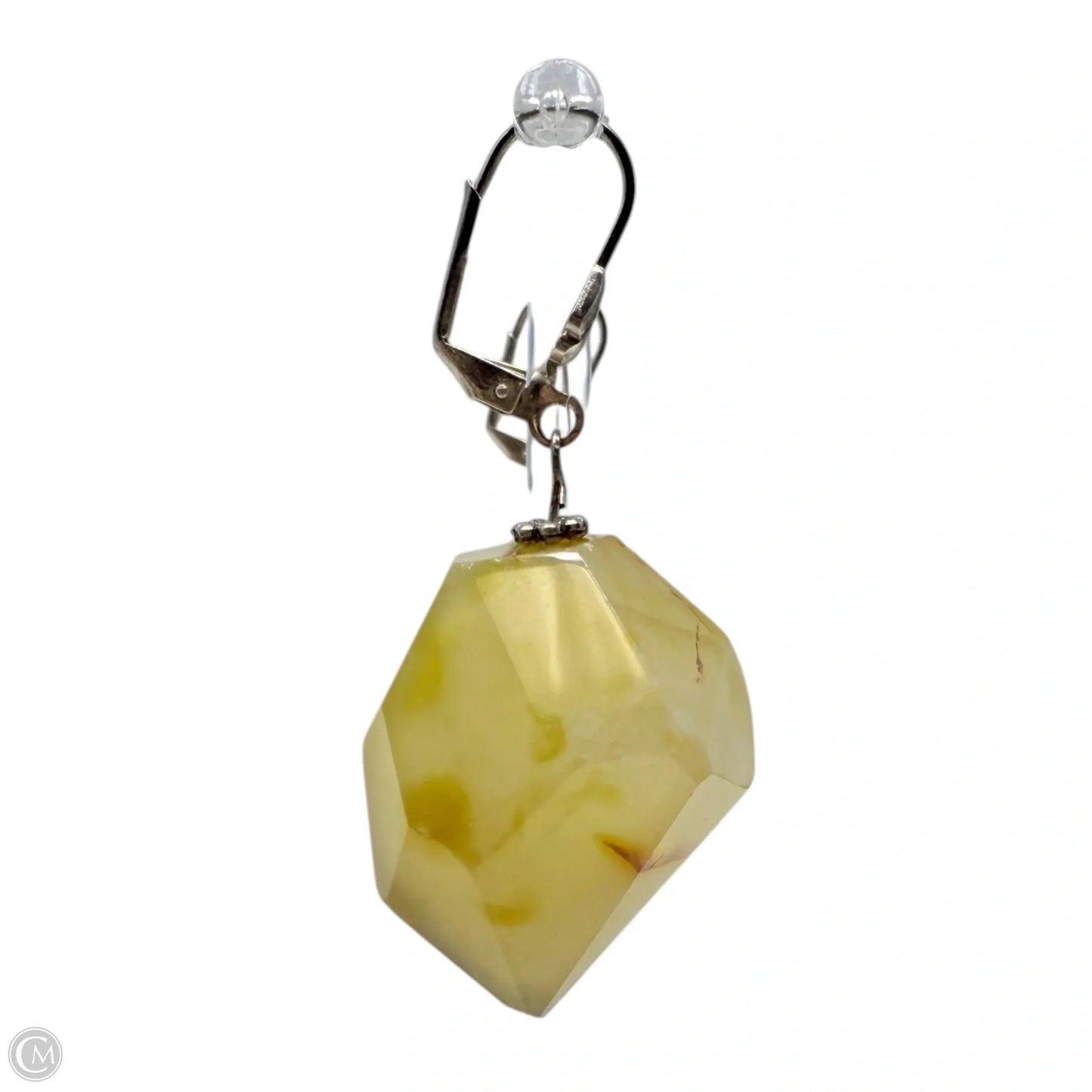 Raw Citrine Dangle Earrings