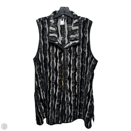 Vest Other By John Mark In Black & Grey, Size: L