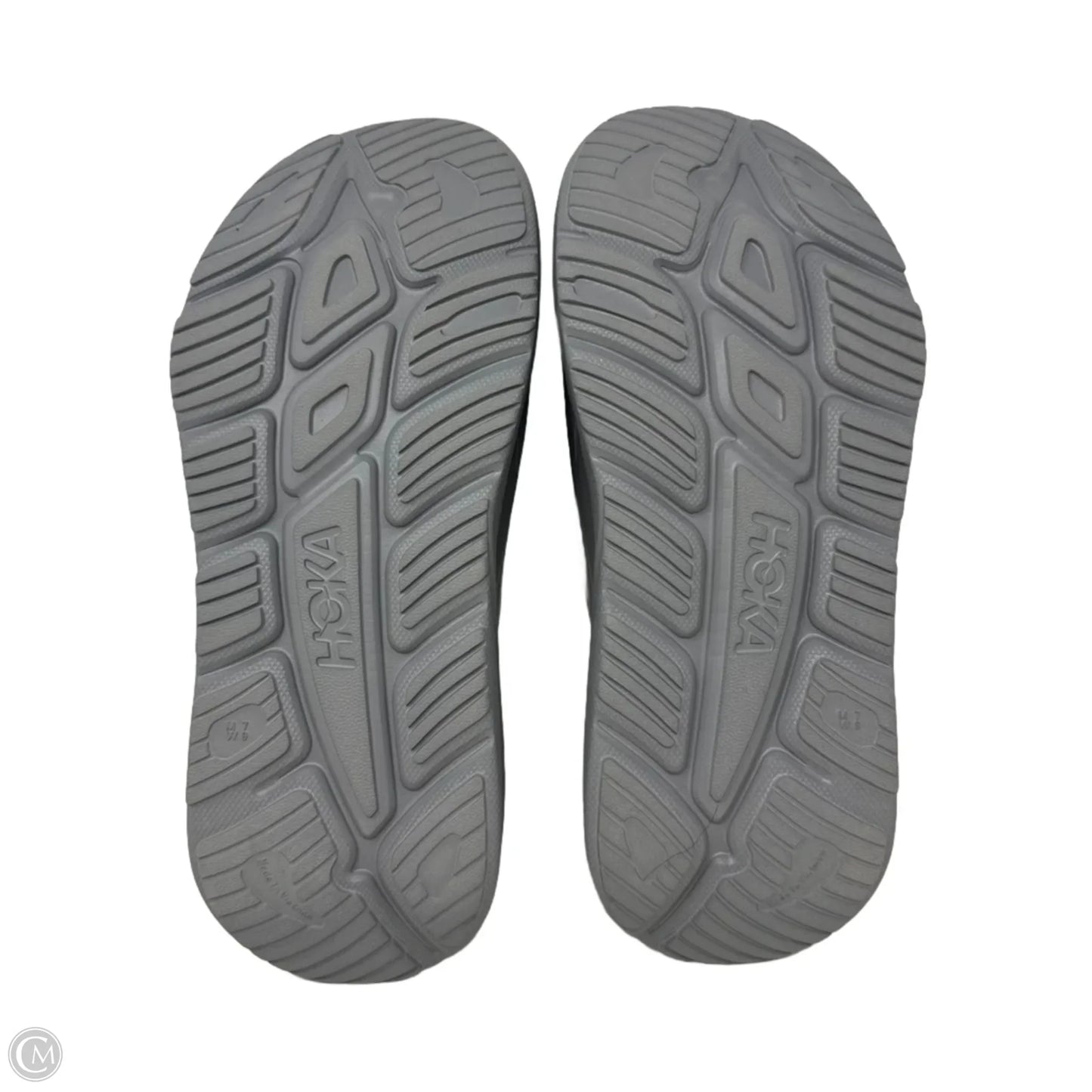 Recovery Slides Sandals Flats By Hoka In Grey, Size: 9