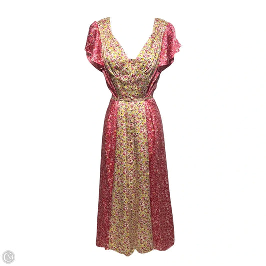 Jessica Midi Dress By Cinq À Sept In Mixed Floral Print, Size: 6