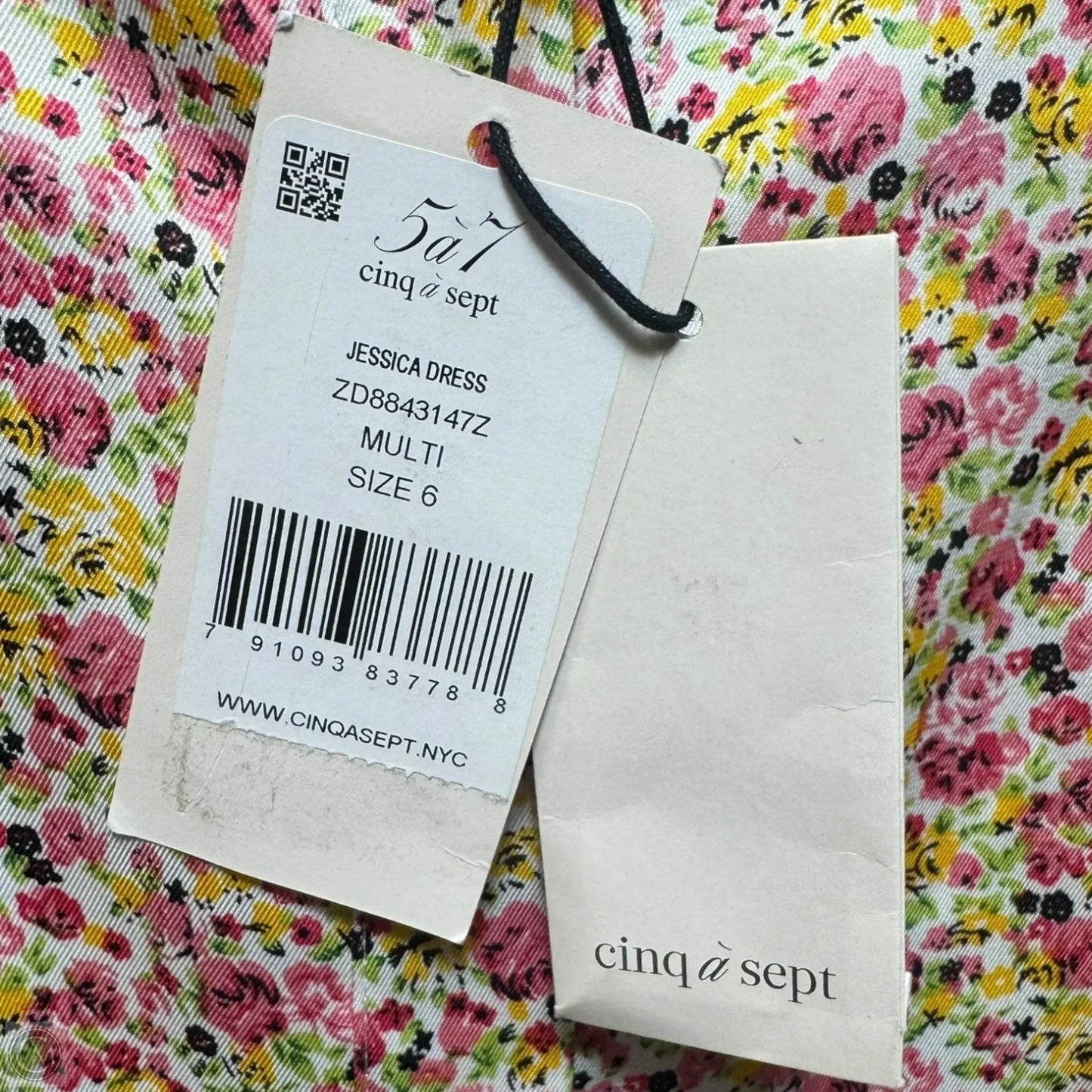 Jessica Midi Dress By Cinq À Sept In Mixed Floral Print, Size: 6