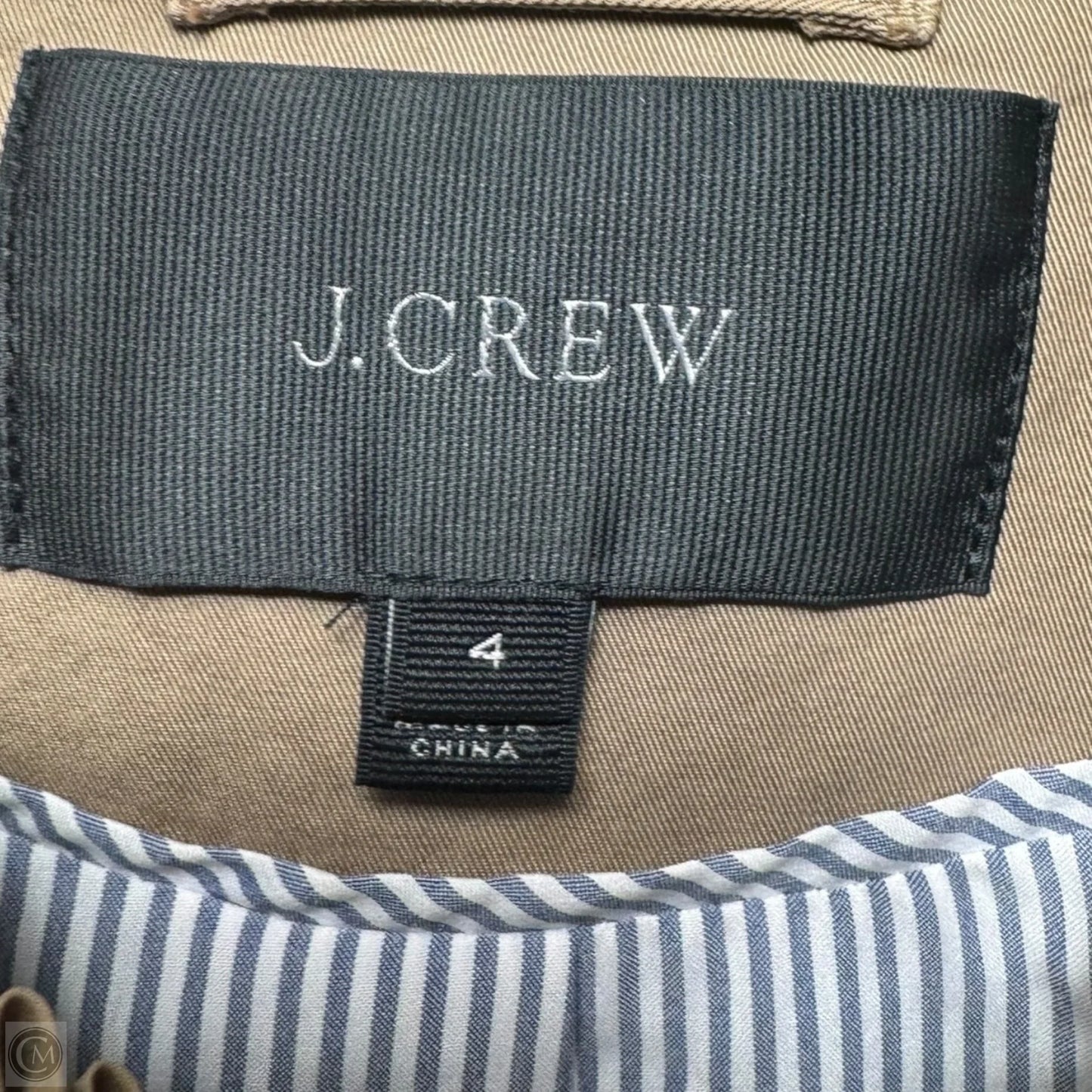 Ruffle Jacket By J. Crew In Beige, Size: 4