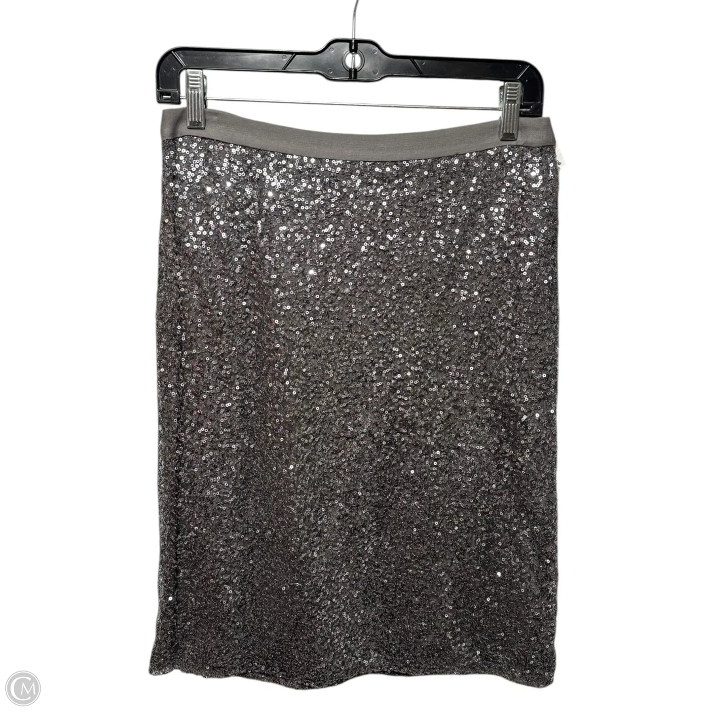 Silk Sequin Skirt Mini & Short By J. Crew In Silver, Size: 2