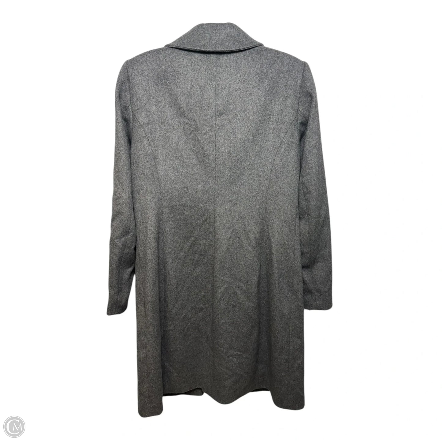 Coat Wool Blend By White House Black Market In Grey, Size: Xs