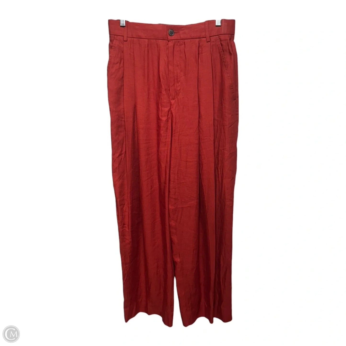 Pants Wide Leg By Banana Republic In Red, Size: 4