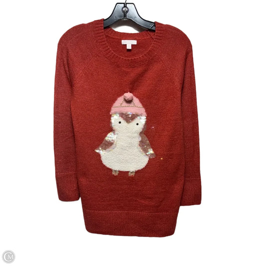 Penguin Sweater By lauren conrad In Red, Size: S