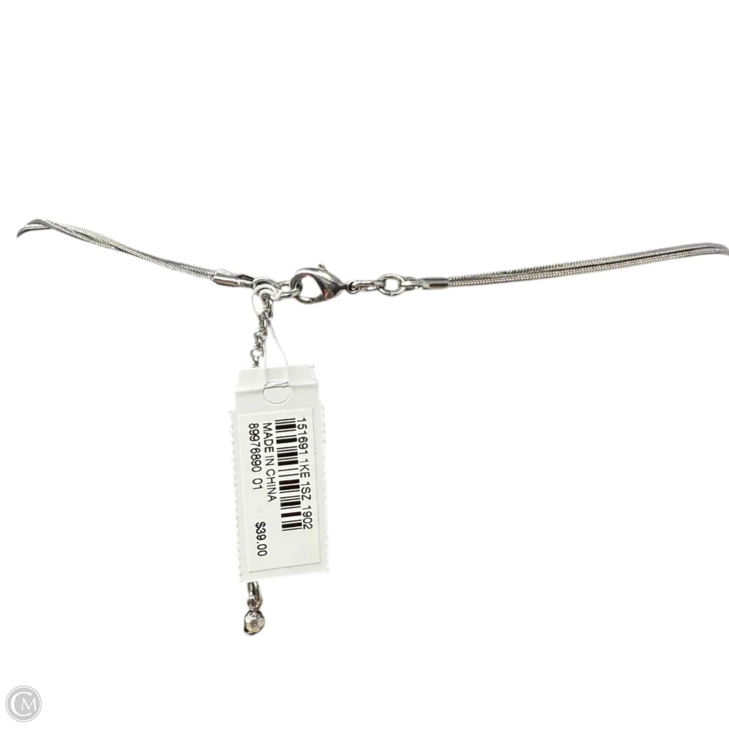 Silver Tone Layered Circle Pendant Necklace By J. Jill