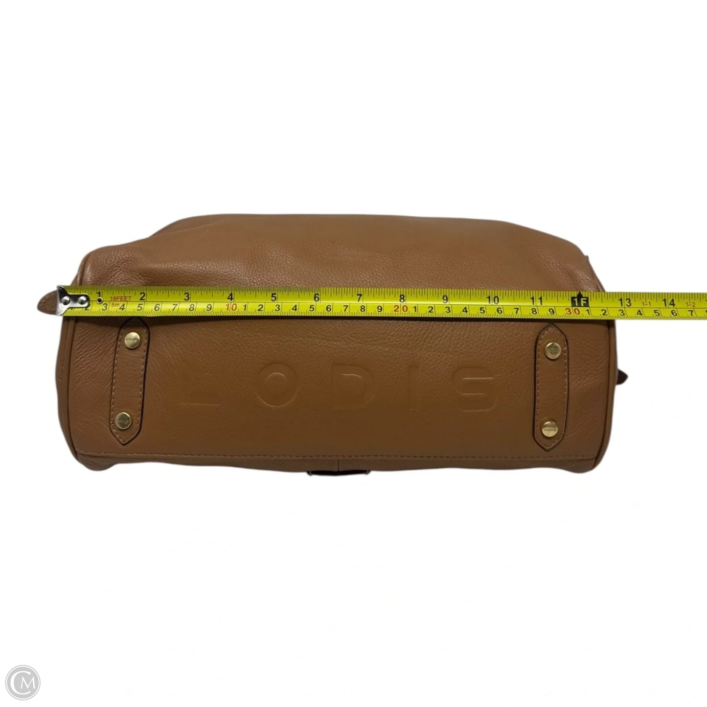 Evelyn Handbag Leather By Lodis, Size: Medium