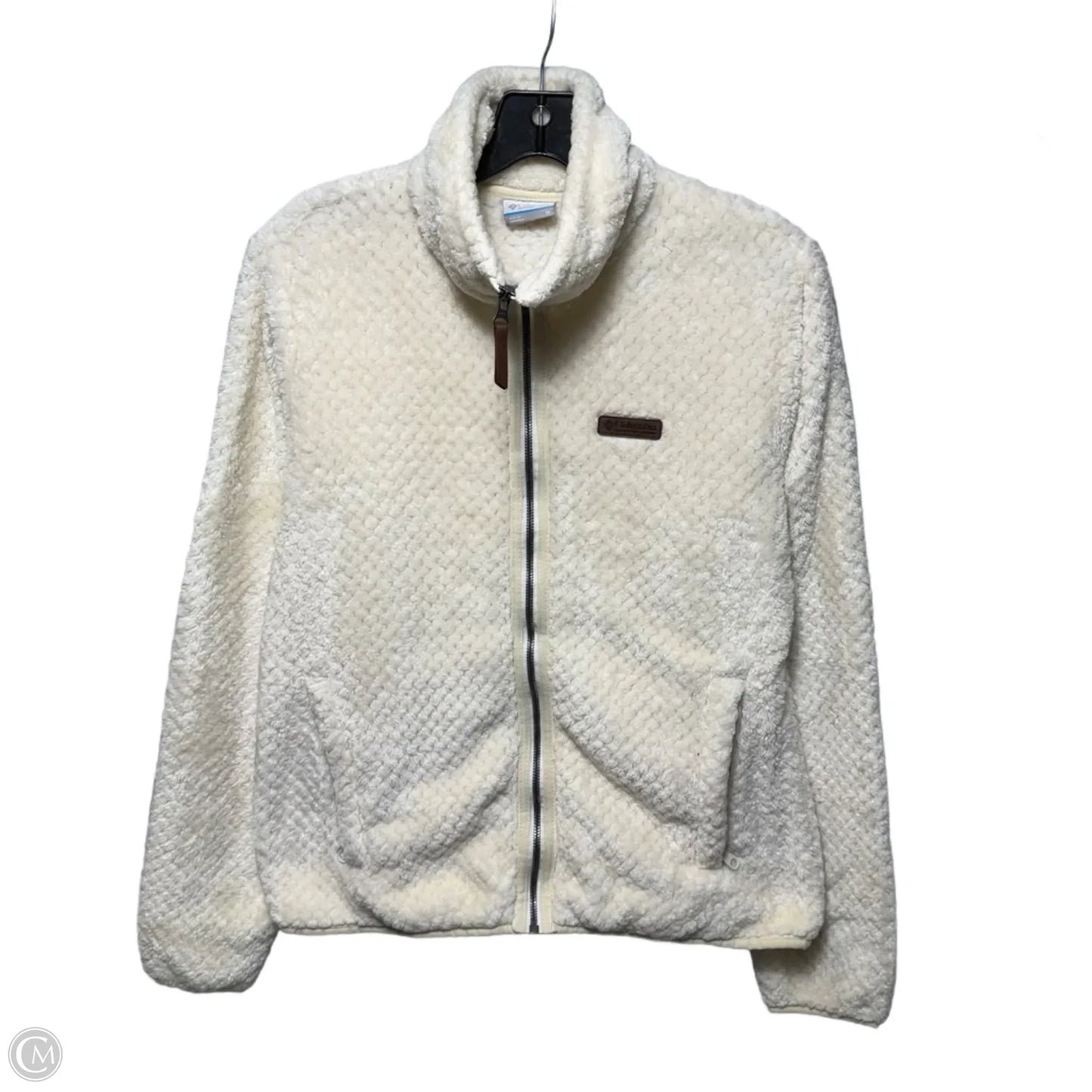 Jacket Faux Fur & Sherpa By Columbia In Cream, Size: M