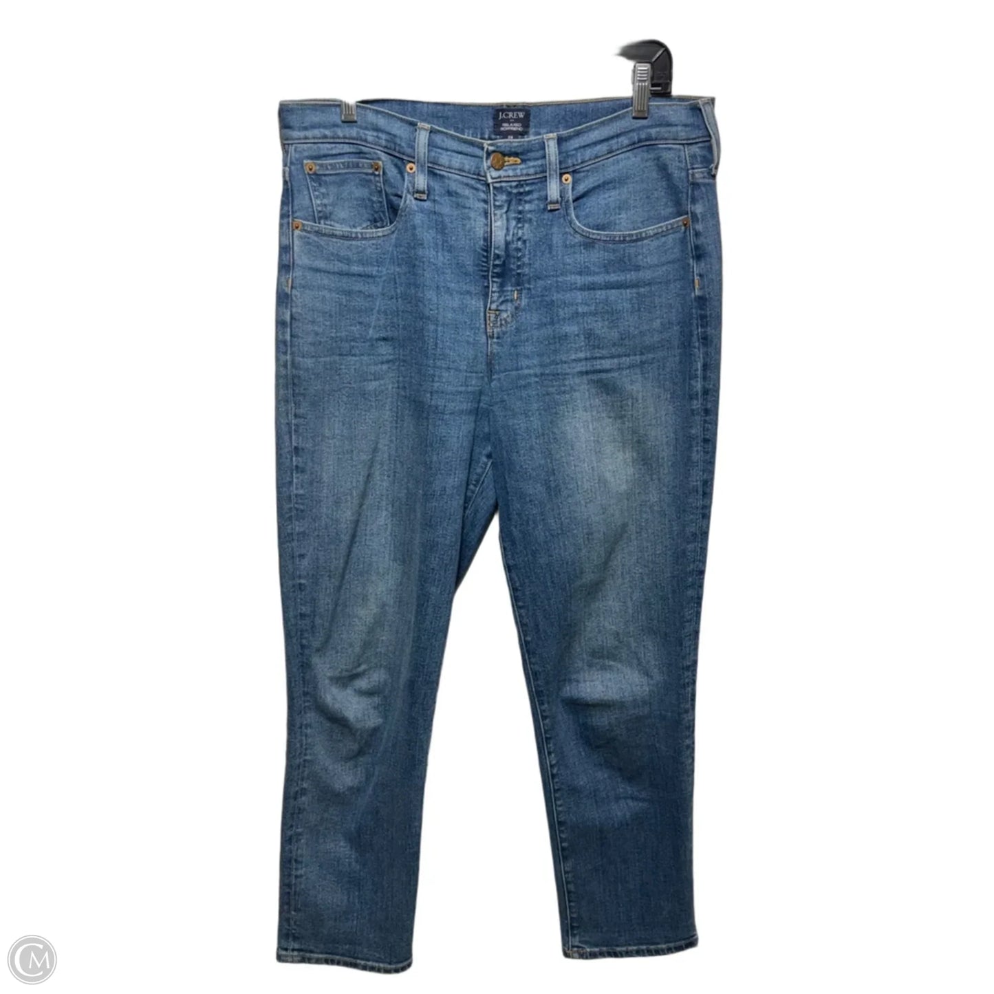 Relaxed Boyfriend Jeans By J. Crew In Blue Denim, Size: 6/28