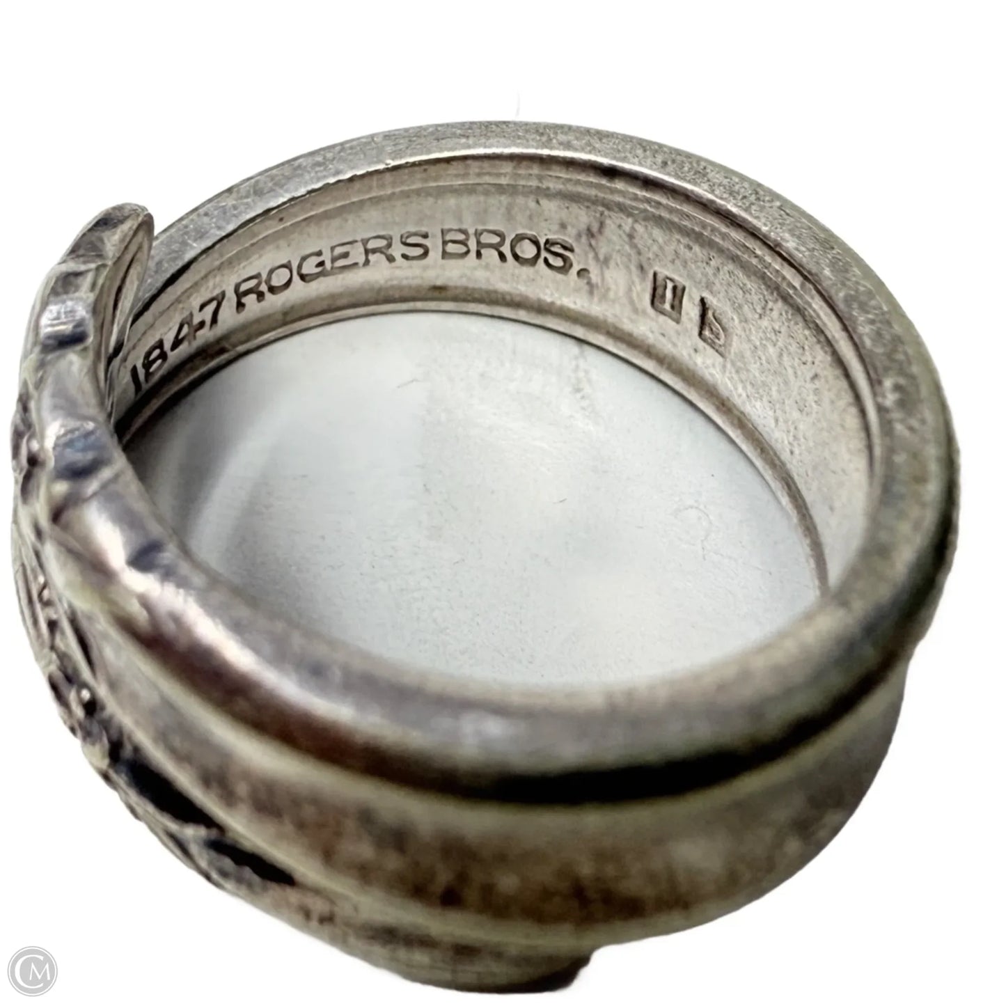 Antique 1847 Rogers Bros Wild Rose Spoon Ring Other By TH Marthinsen, Size: 4