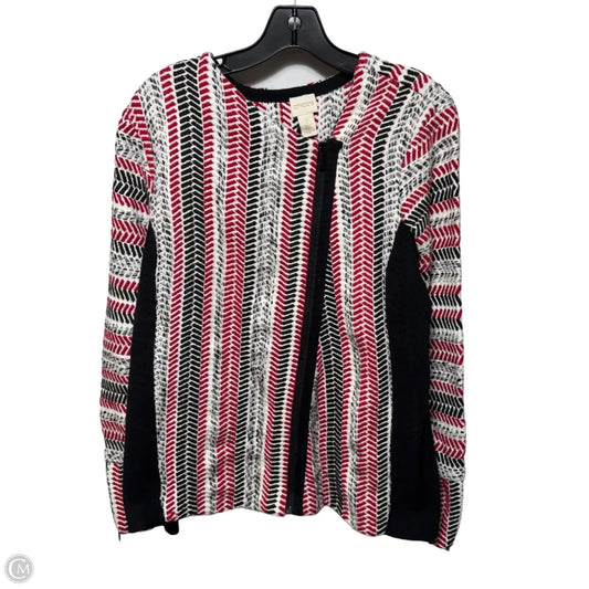 Sweater Cardigan By Chicos In Multi-colored, Size: L