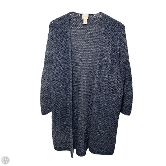Sweater Cardigan By Chicos In Blue, Size: L